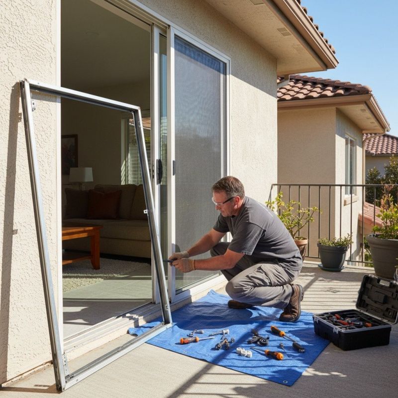 Sliding Glass Door Repair in Conroe, TX