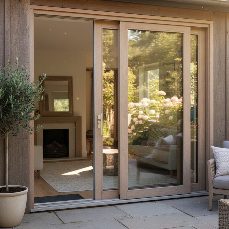 Wood Sliding Door Installation in Chapel Hill, NC