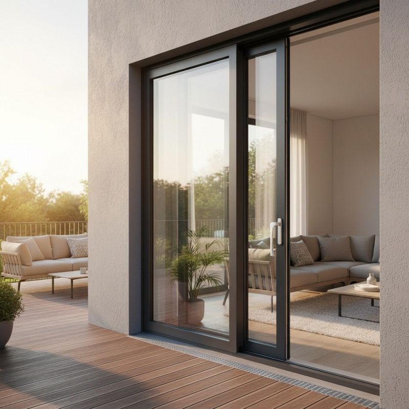 Wood Sliding Door Installation in Raleigh, NC