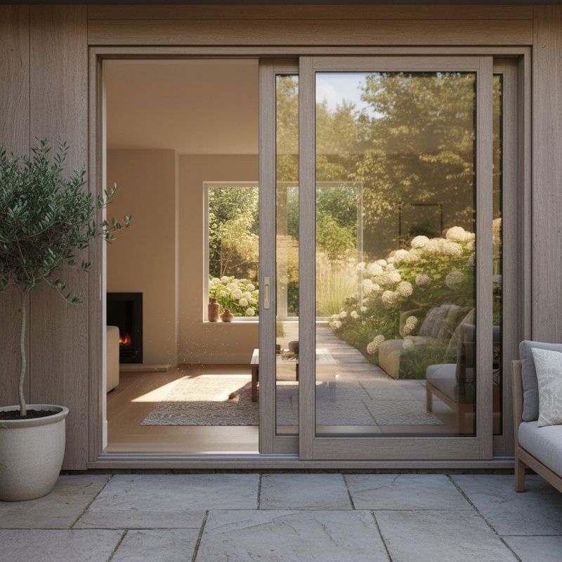 Wood Sliding Door Installation in Olathe, KS